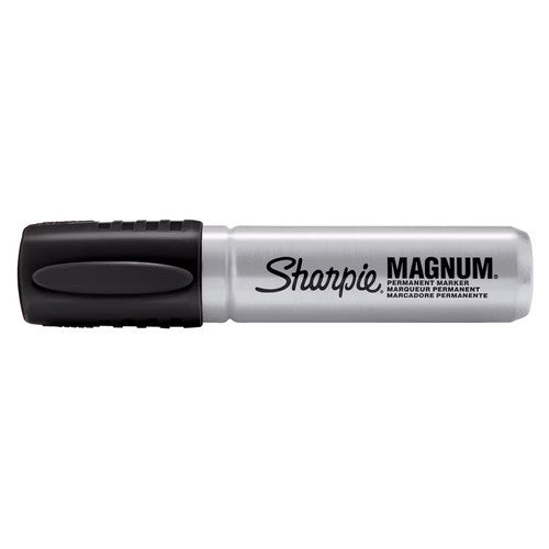Sharpie Pro Magnum Permanent Marker Chisel Tip Black Box of 12