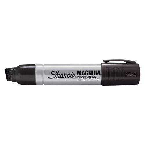Sharpie Pro Magnum Permanent Marker Chisel Tip Black Box of 12