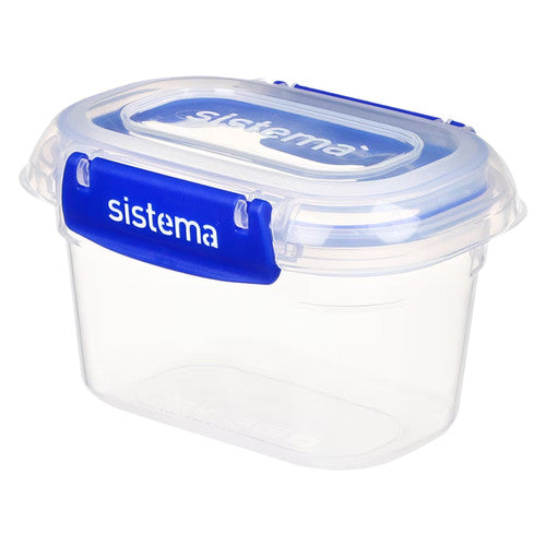 Sistema Klip It Plus Plastic Container Rectangle 400ml Dark Blue