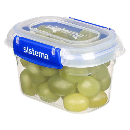 Sistema Klip It Plus Plastic Container Rectangle 400ml Dark Blue