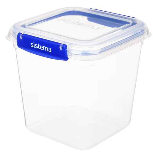 Sistema Klip It Plus Plastic Container Square 2.2L Dark Blue