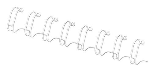 Fellowes Binding Combs Wire 34 Loop 12.7mm White