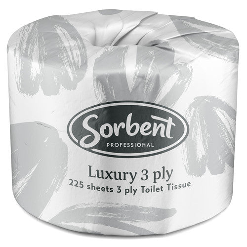 Sorbent 25001 Luxury Toilet Tissue 3 Ply 225 Sheets Carton of 48