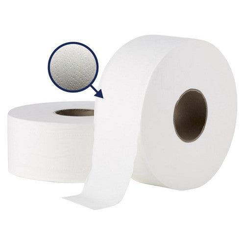 Sorbent 25100 Jumbo Roll Toilet Tissue 2 Ply 250m Carton of 8