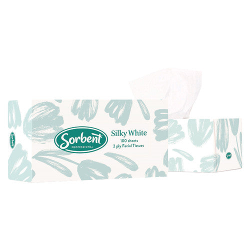 Sorbent 25301 Facial Tissue 2 Ply 100 Sheets Carton of 48