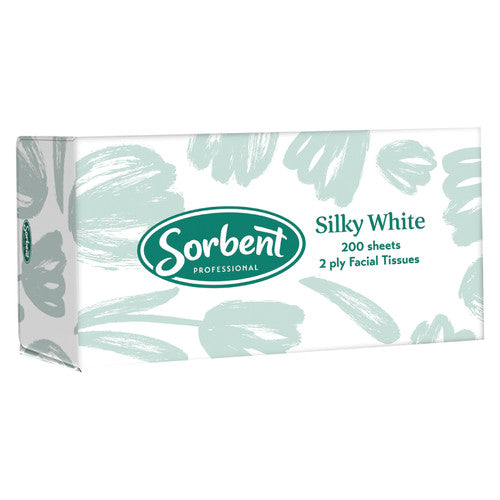 Sorbent 25302 Facial Tissue 2 Ply 200 Sheets Carton of 24