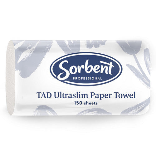 Sorbent 25410 Ultraslim TAD Towel 1 Ply 150 Sheets Carton of 16