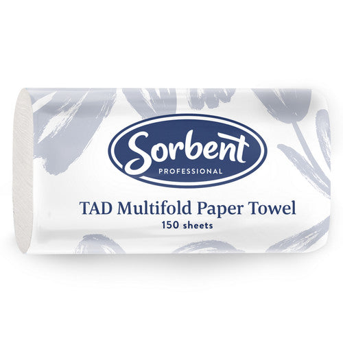 Sorbent 25412 Multifold TAD Towel 1 Ply 150 Sheets Carton of 20