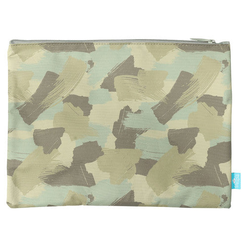 Spencil Camo Biker A4 Twin Zip Pencil Case