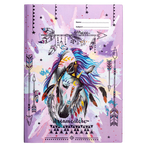 Spencil Dreamcatcher Horse 1 A4 Book Cover Pack of 6