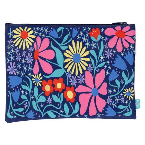 Spencil Flower Fun A4 Twin Zip Pencil Case