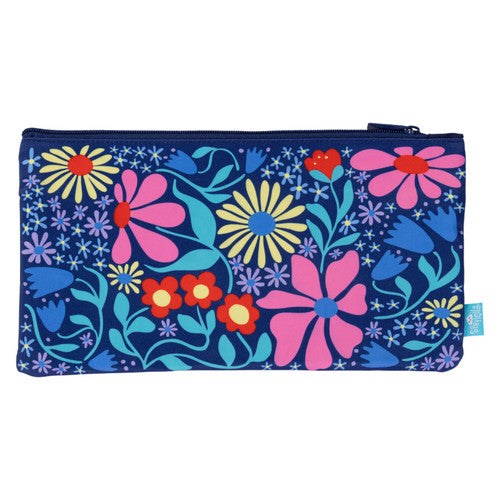 Spencil Flower Fun Twin Zip Pencil Case