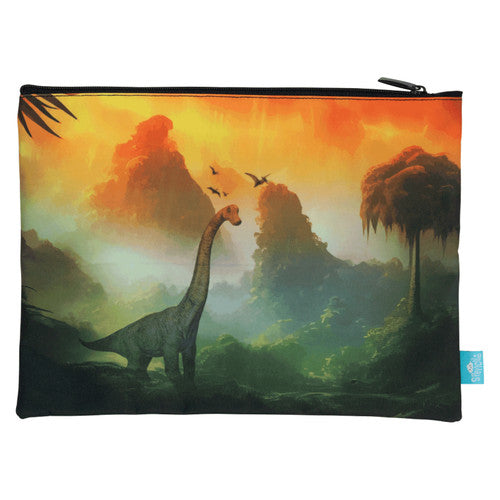 Spencil Jurassic Kingdom A4 Twin Zip Pencil Case