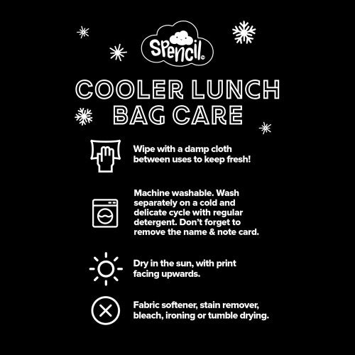 Spencil Robo Shark Big Cooler Lunch Bag with Chill Pack