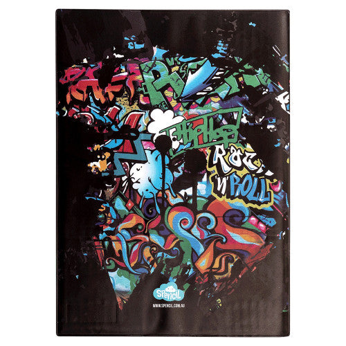 Spencil Street Art A4 Book Cover Pack of 6