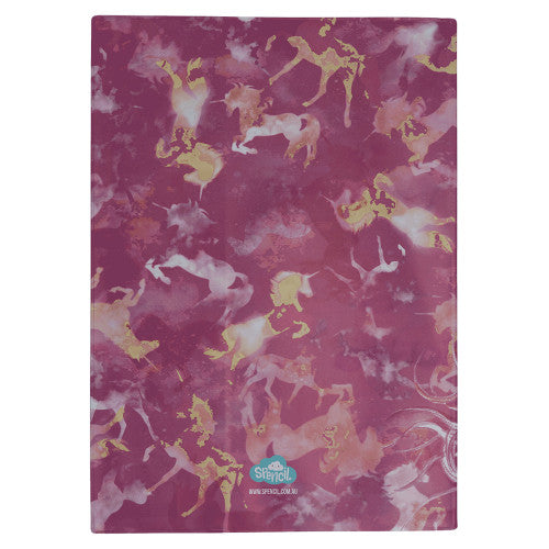 Spencil Unicorn Magic 2 A4 Book Cover Pack of 6
