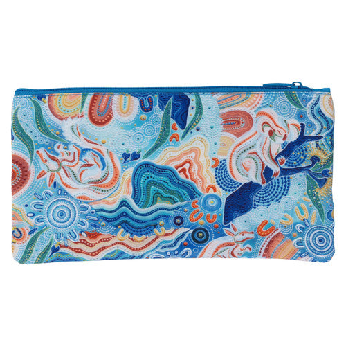 Spencil Wani-Wani Watina Twin Zip Pencil Case