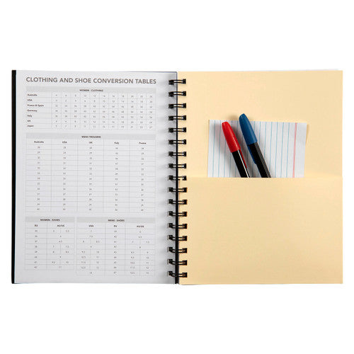 Spirax Hardcover Notebook 225 x 175mm 200 Pages Black