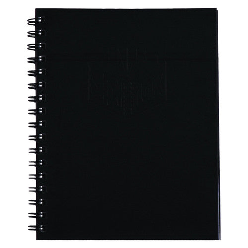 Spirax Hardcover Notebook 225 x 175mm 200 Pages Black