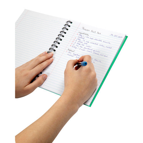Spirax Hardcover Notebook 225 x 175mm 200 Pages Green