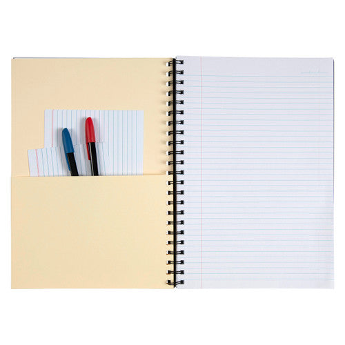 Spirax Hardcover Notebook A4 200 Pages Black