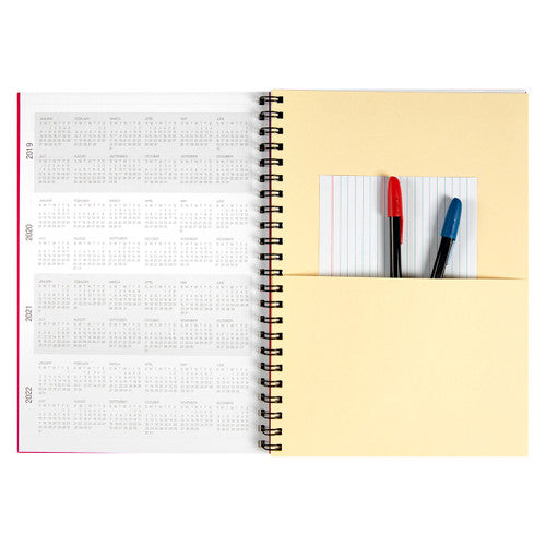 Spirax Hardcover Notebook A4 200 Page Pink