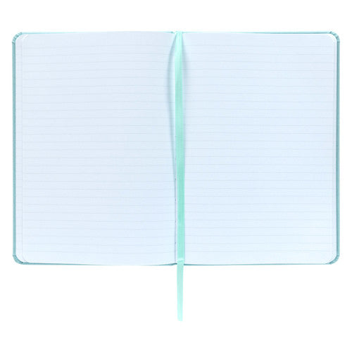 Spirax Platinum Journal Linen-Look A5 160 Page 7mm Lined Sage Pack of 10