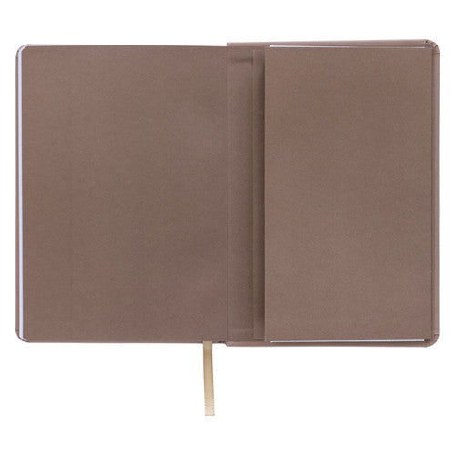 Spirax Platinum Premium Journal A5 160 Page 7mm Lined Latte Pack of 10