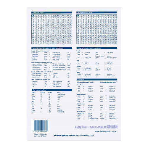 Splash Education A4 Botany Book 48 Page Plain/Qld Year 3/4 Ruled + Red Margin Pack of 20