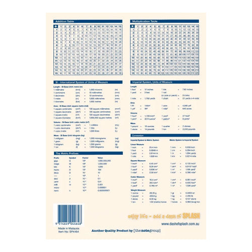 Splash Education A4 Exercise Book 96 Page Qld Year 2 Ruled + Red Margin Pack of 10
