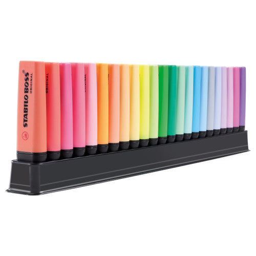 Stabilo Boss Original Highlighter Arty Desk Set of 23 Assorted Colours