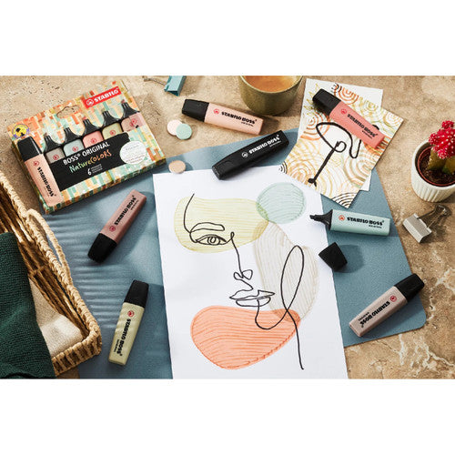 Stabilo Boss Original Highlighter NatureColors Pack of 6