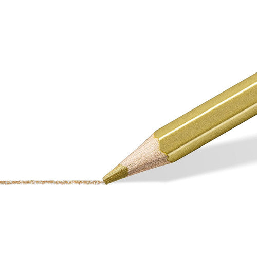 Staedtler 146M Design Journey Metallic Coloured Pencils Tin of 12