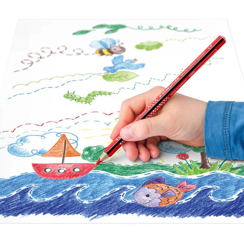 Staedtler 128 NC12P1 Noris Colour Jumbo Coloured Pencils Box of 12