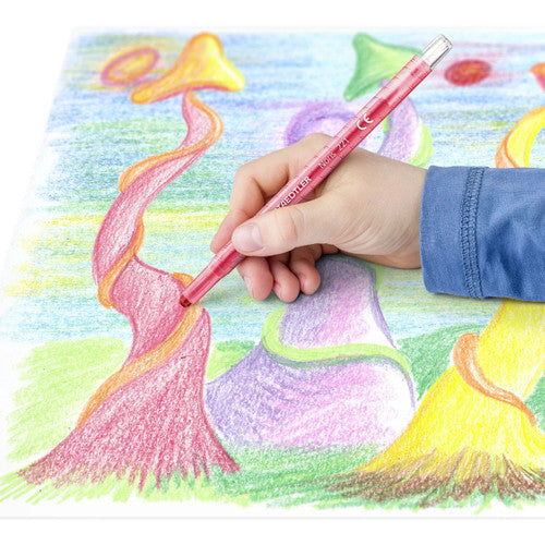 Staedtler 221 Noris Twister Wax Crayons Assorted Cup of 72