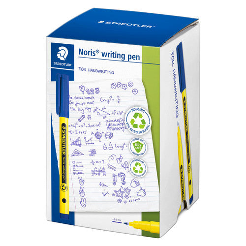 Staedtler 307 Noris Writing Pen Blue Cup of 50