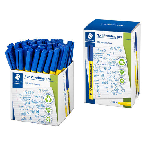 Staedtler 307 Noris Writing Pen Blue Cup of 50