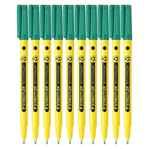 Staedtler 307 Noris Writing Pen Green Box of 10