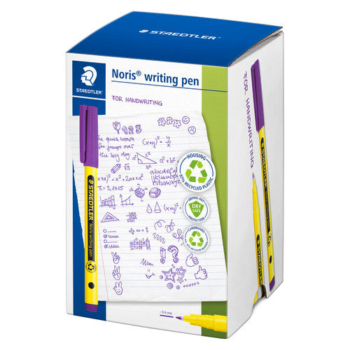 Staedtler 307 Noris Writing Pen Purple Cup of 50