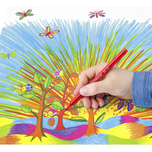 Staedtler 325 Noris Club Fibre Tip Pens Assorted Colours Pack of 12