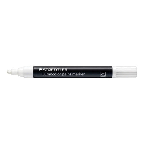 Staedtler 349 Lumocolor Paint Acrylic Marker White Pack of 10