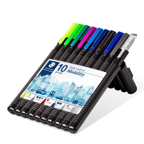 Staedtler 34 Triplus Multi Set Assorted Colours Mobility Set