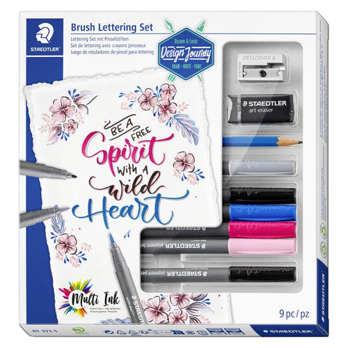 Staedtler 371 Design Journey Pigment Arts Brush Lettering Mixed Set