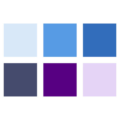Staedtler 371 Pigment Arts Brush Pen Blues and Violets Pack of 6