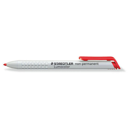 Staedtler 768 Lumocolor Non-Permanent Omnichrom Dry Marker Red