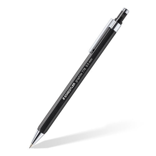 Staedtler 778 Graphite Mechanical Pencil 0.5mm Black Barrel Box of 10
