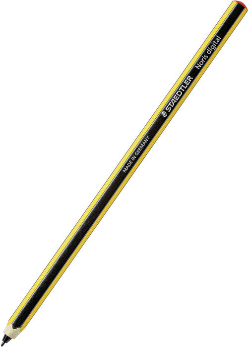 Staedtler 180 22-1 Noris Digital Stylus Pencil Fine 0.7mm Tip for Chromebook Yellow and Black