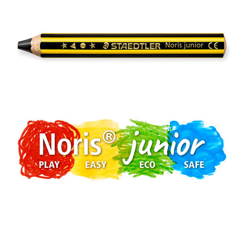 Staedtler Noris Junior 2B Graphite Pencil Card of 1 141-2B BK