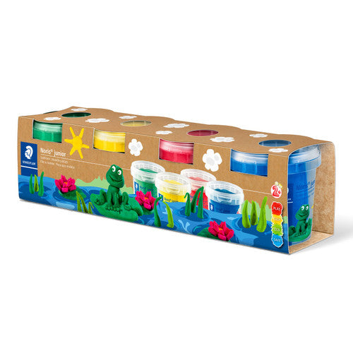 Staedtler Noris Junior Modelling Dough Assorted 4 Primary Colours 813 SLE