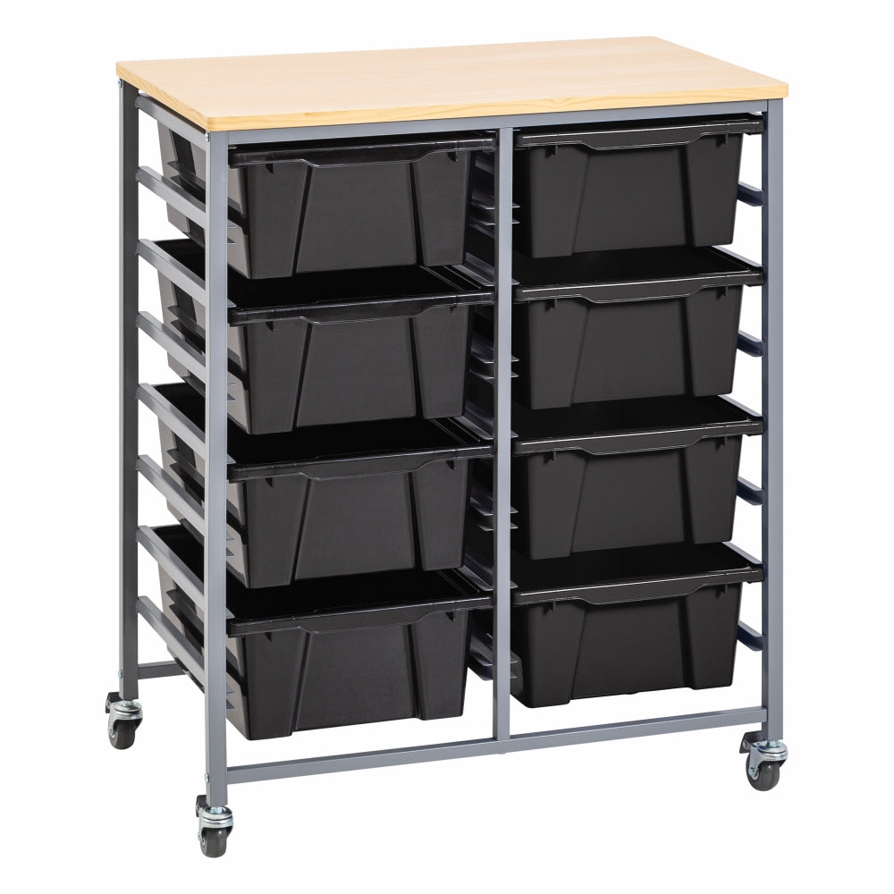 Double Tote Tray Trolley Kit-6